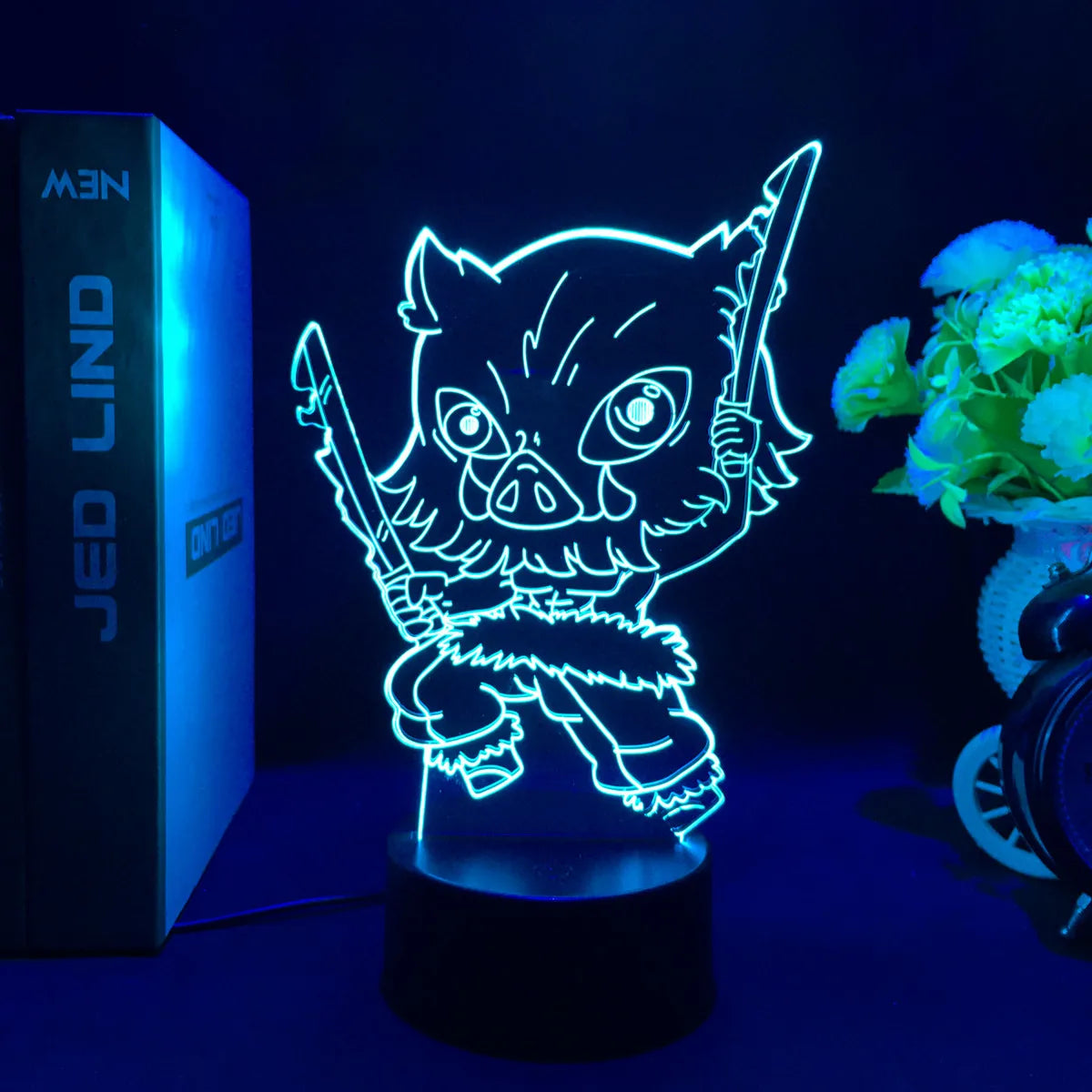Demon Slayer Night Light (USB Plug/Black Base)