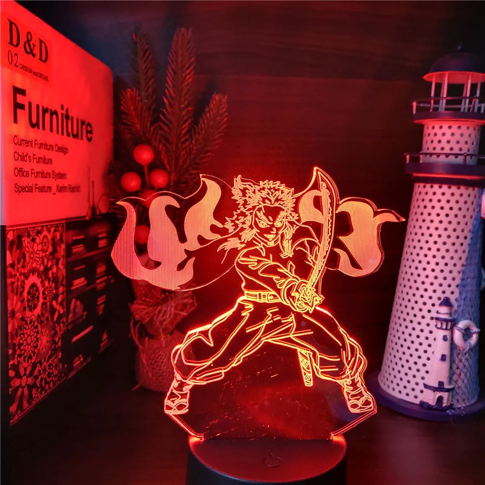 Demon Slayer Night Light (Crack Base)